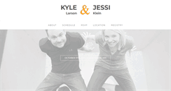 Desktop Screenshot of kyleandjessi.com