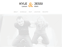 Tablet Screenshot of kyleandjessi.com